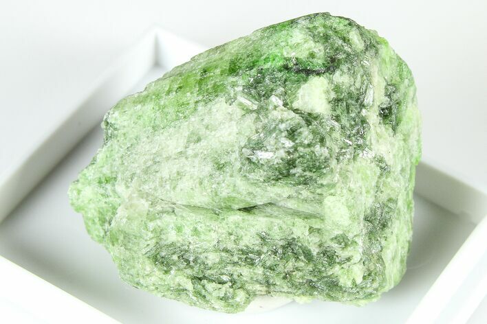 Lustrous Green Chrome Diopside - Minas Gerais, Brazil #379967